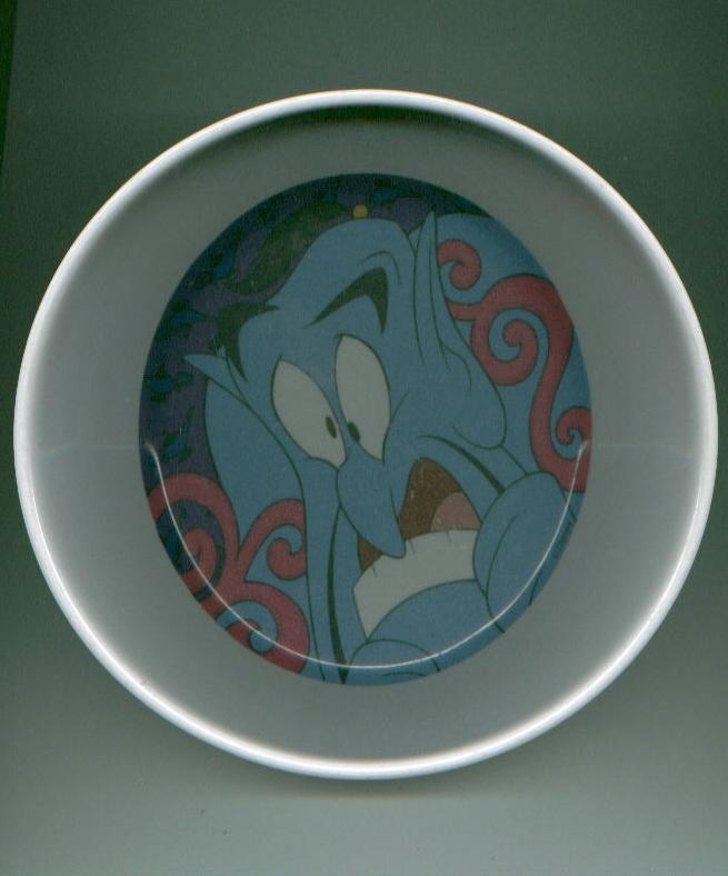 DISNEY kids dinnerware MELAMINE Mickey / ALADDIN bowl / ABC cup - $5.00