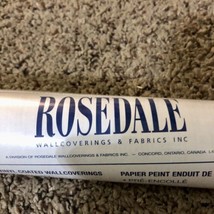 Rosedale Wallcovering 1 Bolt Floral Pattern NEW - $19.80