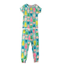 Carters 2 piece set pajamas Girls Infant baby Size 12 Months Ice Cream Cones Lig - £7.74 GBP