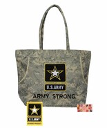 EMBROIDERED US ARMY STAR STRONG CAMO Heavy Duty TOTE BAG-Beach Travel Sh... - $505.25 MXN
