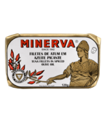 Minerva Gourmet - Canned Tuna Fillets in Spicy Olive oil - 5 tins x 120 gr - $59.75