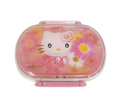 2002 Sanrio Hello Kitty Japan Lunch Food Storage Container Box W/ Lid + Dividers - £29.27 GBP