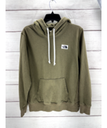 The North Face Heritage Patch Hoodie Mens Size SM Military Olive Green Pullover - $27.12