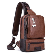 Men&#39;s Bag Shoulder Crossbody Bag Outdoor Sports Chest Bag Large Capacity Bag - £40.21 GBP