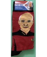 Star Trek Captain Picard Next Generation Crew Sock Men’s Size 10-13 Red ... - $271.67 MXN