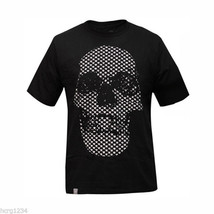 Warrior Bones Organized Confusion Skull Short Sleeve Black T-Shirt  - $19.99