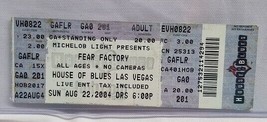 Fear Factory - Original 2004 Unused Whole Full Concert Ticket - £11.99 GBP