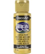 DecoArt, Antique Gold, Americana Acrylic Paint, 2 oz. - $4.51