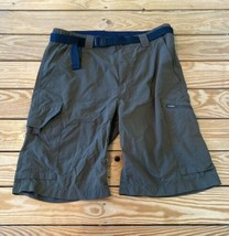 Columbia Men’s Belted Cargo Hiking Shorts Size 32 Green R11 - £15.76 GBP