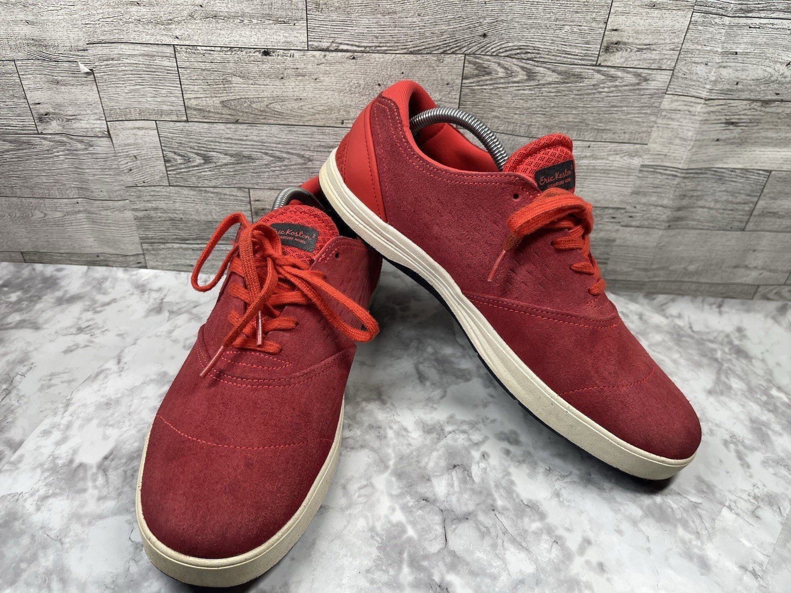 Nike Sneakers Men 11 M Eric Koston 2 Signature Model Shoes Red Suede Lac... - $37.44