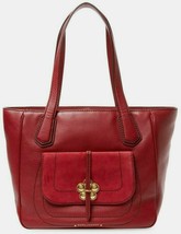 Marc Jacobs Petal To The Metal Red Zinfandel Leather Shopper Tote Bagnwt! - $277.19