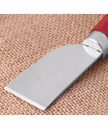 Japanese style SHOE Leather SKIVING KNIFE Stainless square head Wood Handle - £22.01 GBP