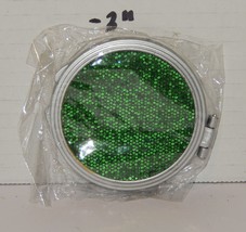 Makeup Compact Green with sparkle Design - $9.85