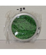 Makeup Compact Green with sparkle Design - $183.60 MXN