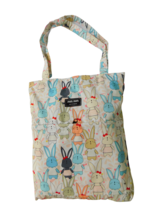 SR29 Bunny rabbit Easter colorful - shopper shoulder bag tote bag 34 x 3... - $16.99