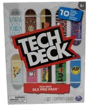 Tech Deck DLX Pro Pack 10 Boards Included Skate Fingerboard Toy Spin Master New - £12.63 GBP
