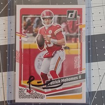 Patrick Mahomes Signed 2023 Panini Football Card Autographed Chiefs NFL - £187.56 GBP