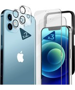 3 Pack Screen Protector for iPhone 12 Pro Max + 2 Lens Protectors 9H Har... - $12.24 CAD