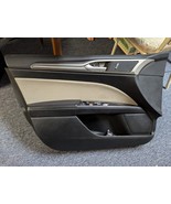 2017 - 2020 Ford Fusion Front Left Door Trim Panel OEM Black w/Tan cloth - €94,19 EUR