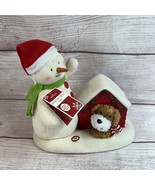 Hallmark Deck The Halls Duo Jingle Pals Singing Snowman Dog/Doghouse Plush - $39.09 CAD