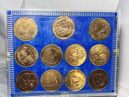 NASA Project Apollo 11 Coin Set October 11, 1968-Dec 7, 1972 Astronauts Coin - £39.46 GBP
