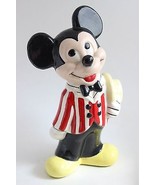 Vintage Walt Disney Ceramic Mickey Mouse Figure Statue Home Decor Butler - £30.77 GBP