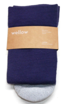 NWT Wellow Bamboo Knee High Compression Socks 18-25 mmHg Navy Blue Large - $24.99