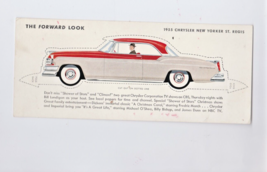 The Look Forward Card 1955 Chrysler New Yorker St Regis - £8.58 GBP