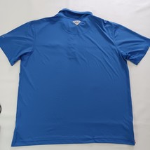 Columbia PFG Polo Shirt Men’s Sz Large Blue Collared Performance Stretch FM6138 image 2