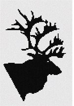 Pepita Needlepoint kit: Caribou Silhouette, 7&quot; x 10&quot; - $50.00+