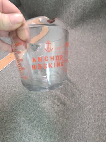 Primary image for Anchor Hocking Measuring Cup 2 Cups 16 Ounce Capacity Standard & Metric MADE USA