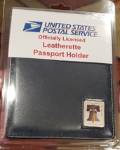 USPS Officially Licensed BLACK Leatherette Passport, ID &amp; Credit Card Ho... - £3.98 GBP