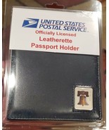 USPS Officially Licensed BLACK Leatherette Passport, ID & Credit Card Holder NEW - $5.00
