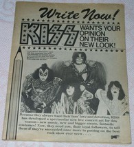 Kiss Write Now! Magazine Vintage 1970&#39;s Incomplete - $19.99