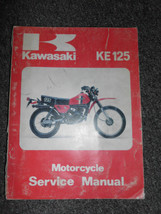 1978 1979 1980 1981 1982 Kawasaki KE125 Servizio Riparazione Negozio Manuale - £35.96 GBP
