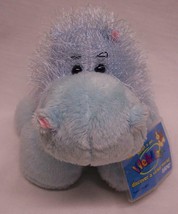Ganz Webkinz Fuzzy Blue Hippo 8&quot; Plush Stuffed Animal Toy New - £12.07 GBP