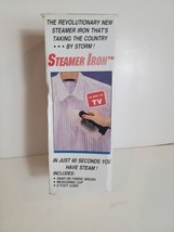 Vintage Steam Iron Travel NIB As Seen On TV Garment Steamer Deadstock - $14.69