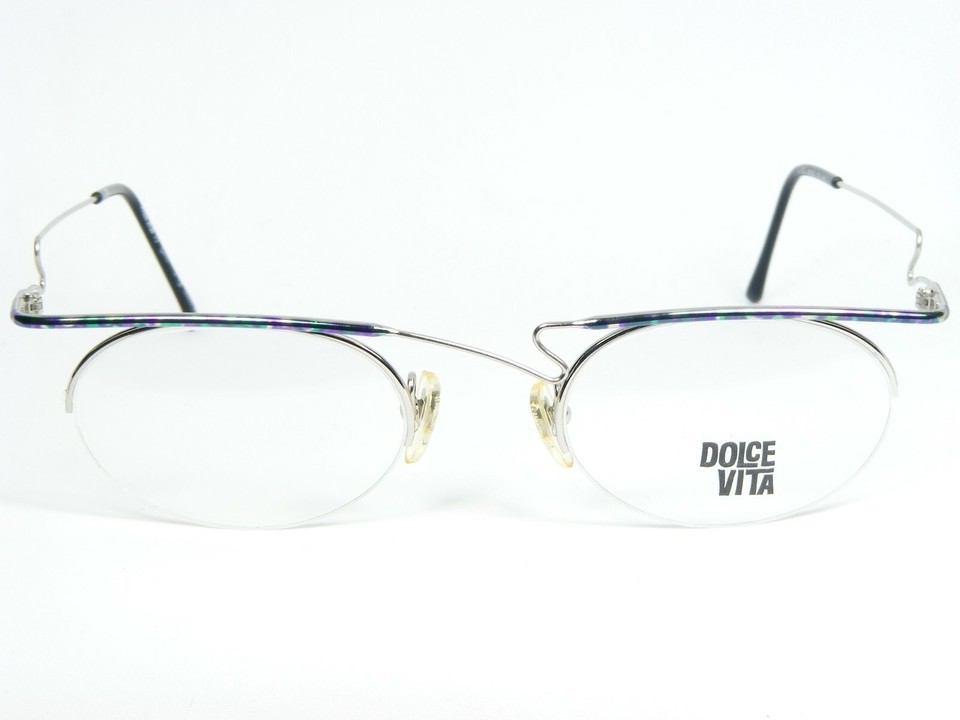Vintage DOLCE VITA by Casanova DV-16 02 MULTICOLOR EYEGLASSES 48-20-150mm Italy Item image 2