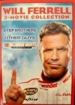 Will Ferrell 3 Movie Collection (DVD) 3 Disc Step Brothers Other Guys Talladega - £6.29 GBP
