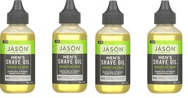 JASON Men&#39;s Sensitive Skin Shave Oil, 2 oz. ( 4 pack ) - £15.56 GBP