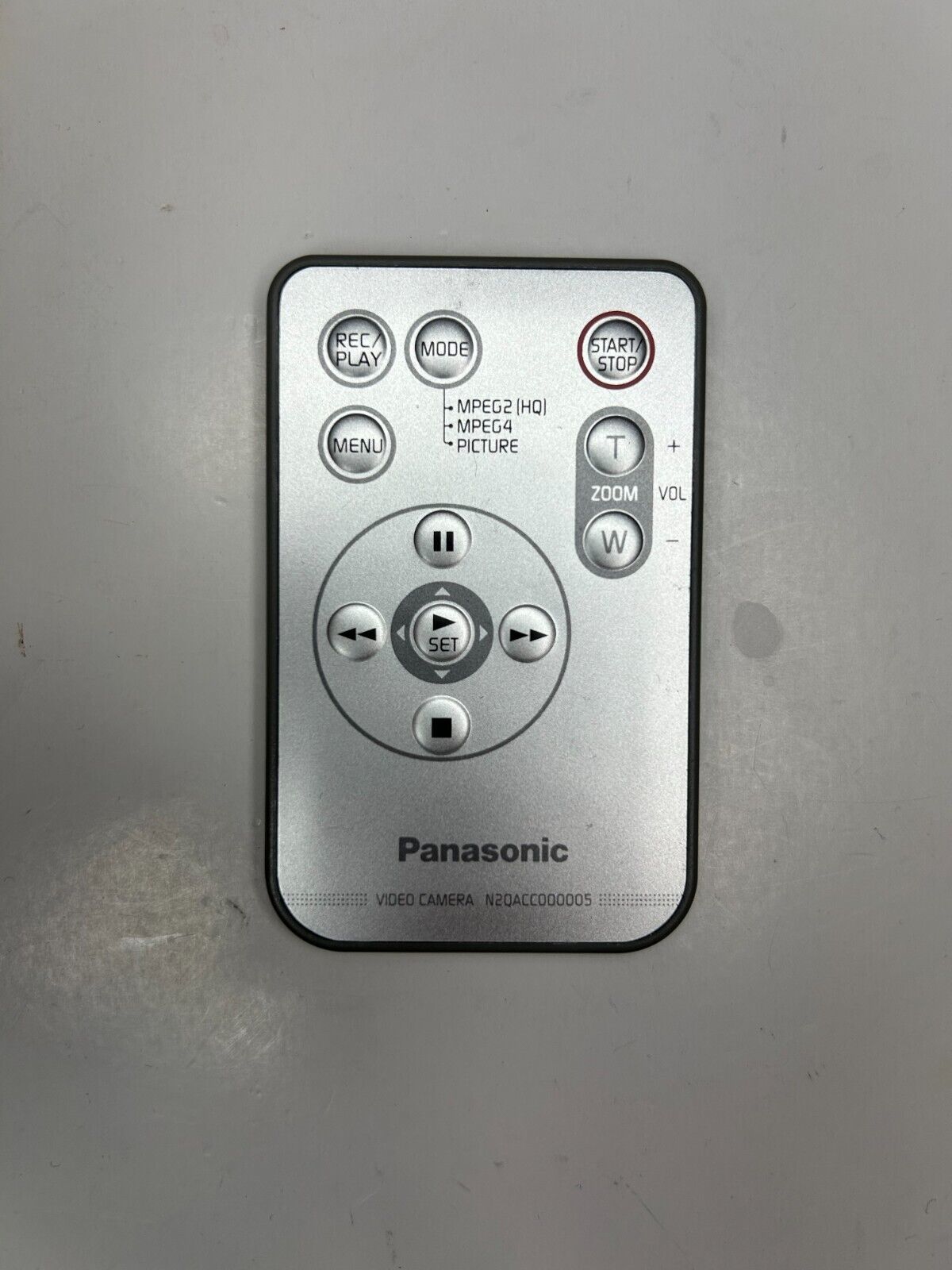 Panasonic N2QACC000005 Remote Control, OEM for Video Camera SVAV100PP, SVAV100 +  			