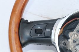 04-05 Audi A8 Steering Wheel Vavona Wood Amber & Leather 3 Spoke image 9