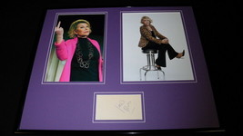 Joan Rivers Signed Framed 16x20 Photo Display Middle Finger - £117.31 GBP