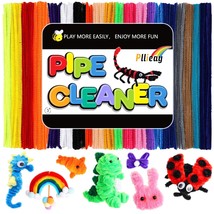 200Pcs Pipe Cleaners For Crafts 20 Assorted Color, Pipe Cleaner Chenille... - £10.92 GBP