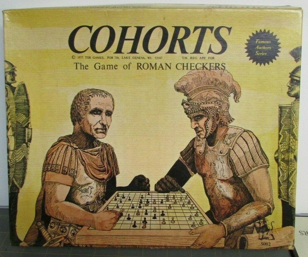 Primary image for Vintage 1977 Cohorts Roman Checkers TSR Games L. Sprague de Camp Complete Rare!