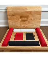 Vintage 90s Marlboro Oak Box Poker Set Chips Cards - $805.24 MXN