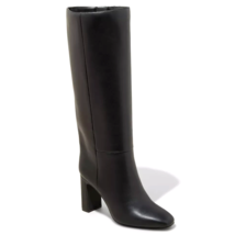 A New Day Damen Schwarz Kunstleder Livia Zylinder Hoch Stiefel - $22.11
