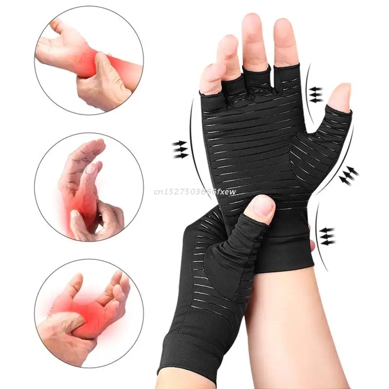 Copper  Compression Gloves for Women Men, Hand Pain Swelling and Carpal Relieve  - $182.57