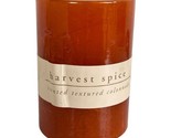 Pier 1 One Harvest Spice Scented Textured Pillar  Colonnade Candle 3” x ... - £22.40 GBP