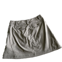 Athleta Skort Size 6 Skirt Dipper Nylon Spandex Hiking Gray 5 Pocket 773823 - $29.99